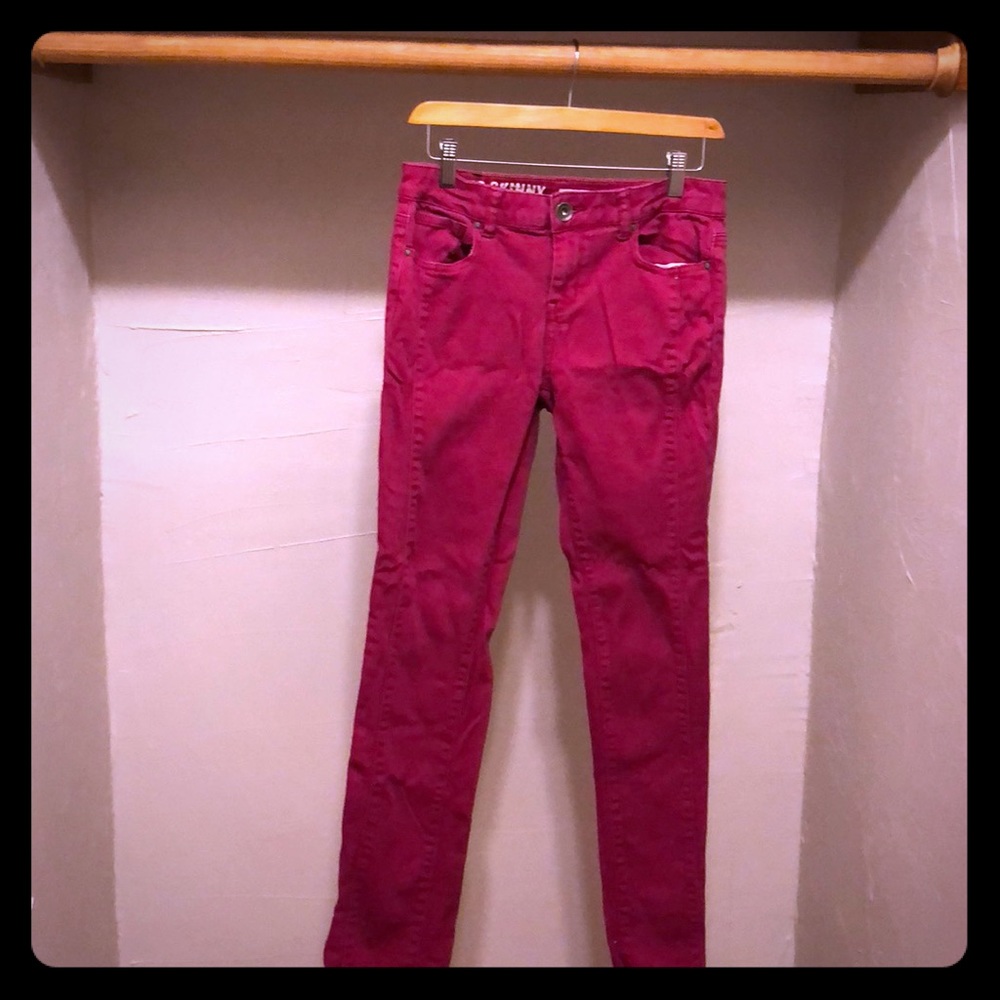 Deep magenta (pink) DKNY jeans